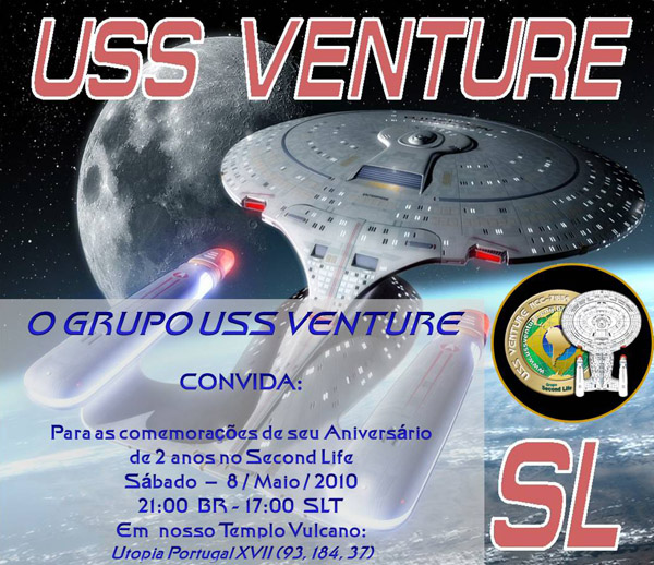 COMEMORAÇÕES DE 2 ANOS DA USS VENTURE NO SL Convite_site